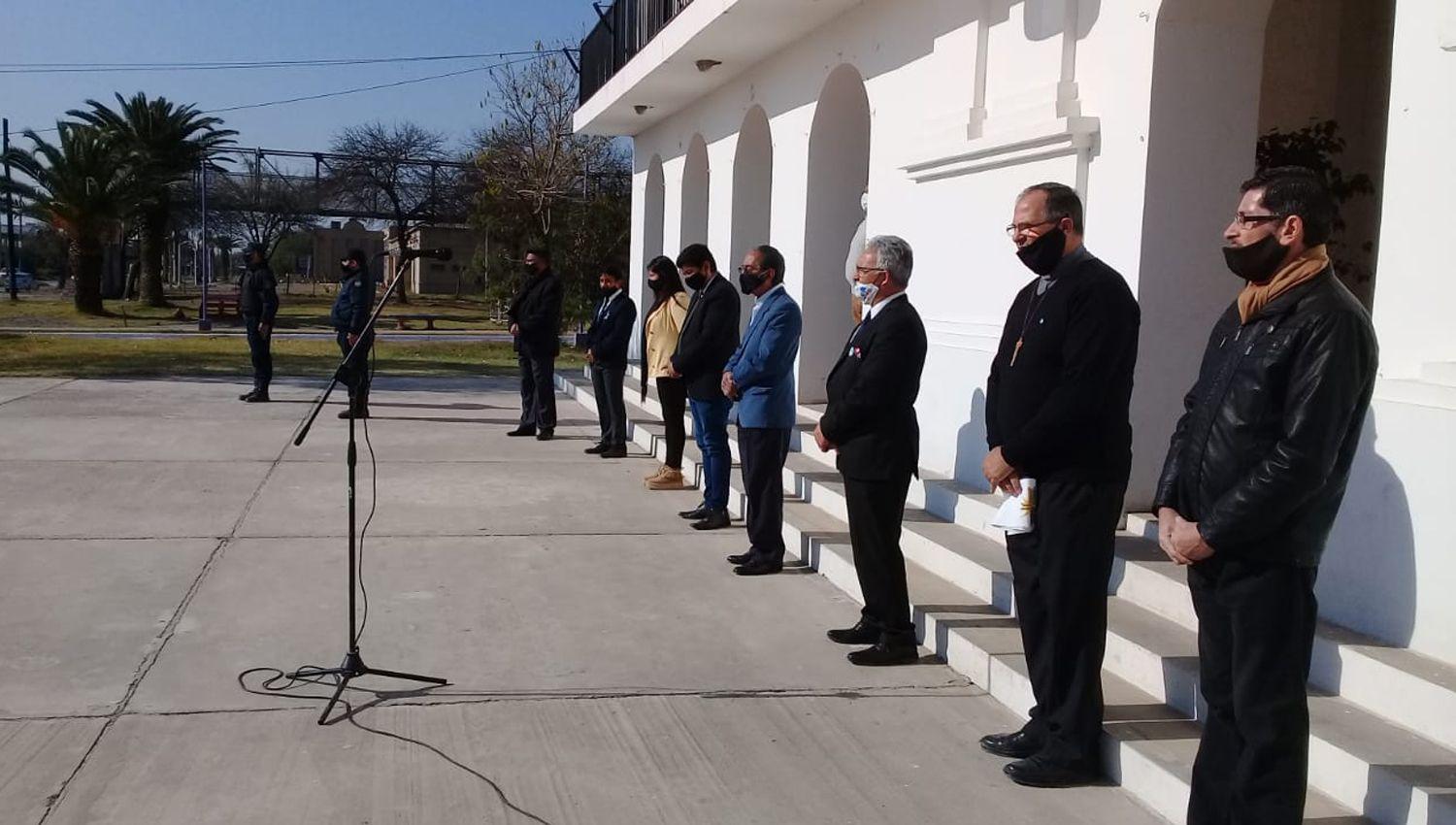 En Antildeatuya recordaron al Libertador Joseacute de San Martiacuten