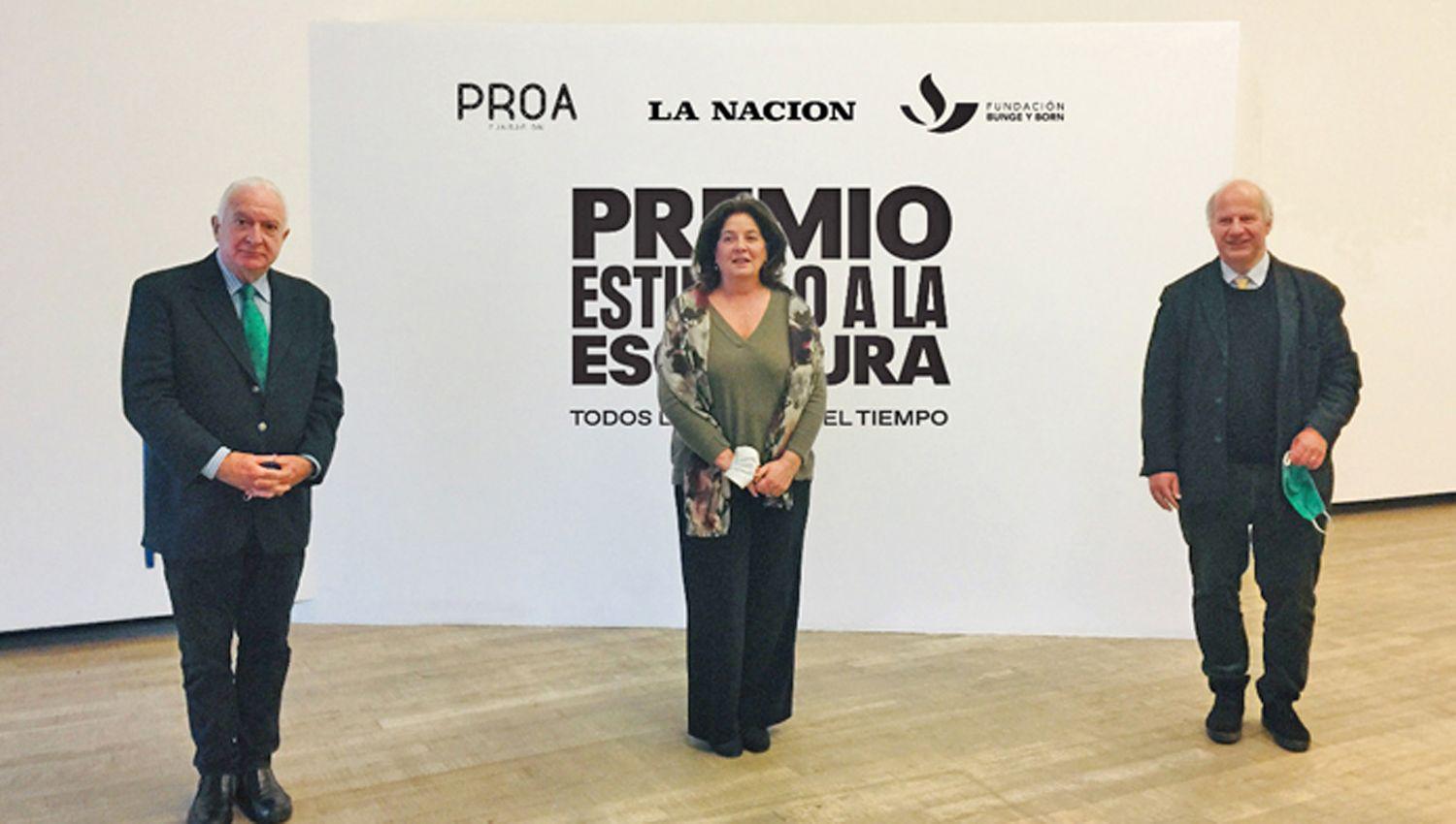 Los representantes de la Fundación Bunge y Born Fundación Proa y Diario La Nación realizaron una amplia convocatoria
