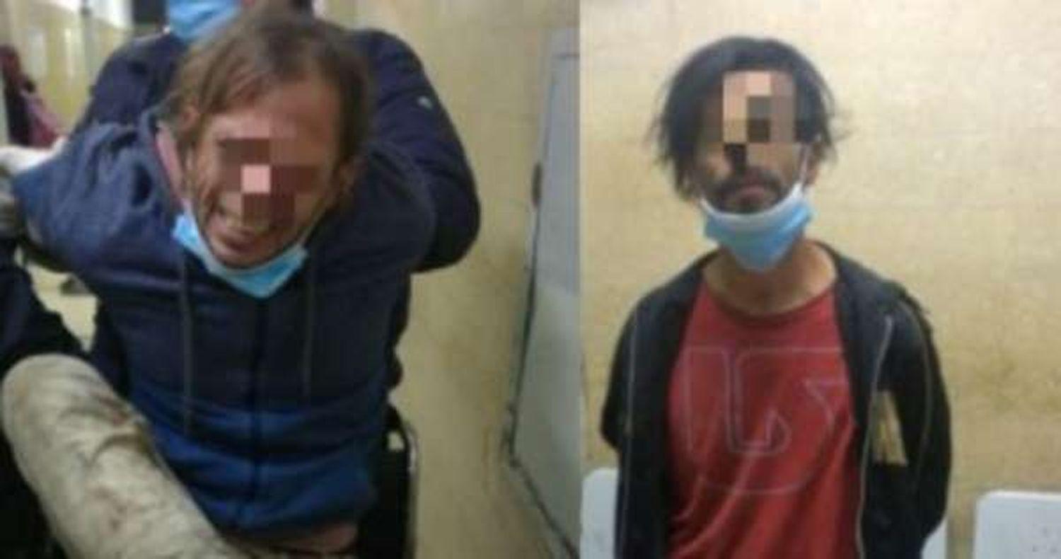 Golpearon y ataron a una jubilada para robarle soacutelo 1500- los atraparon cuando escapabn