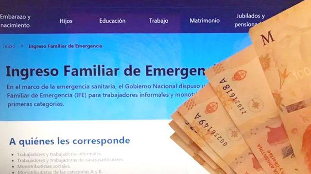 IFE- hoy cobran quienes tienen DNI finalizados en 4 y de PNC en 8 y 9