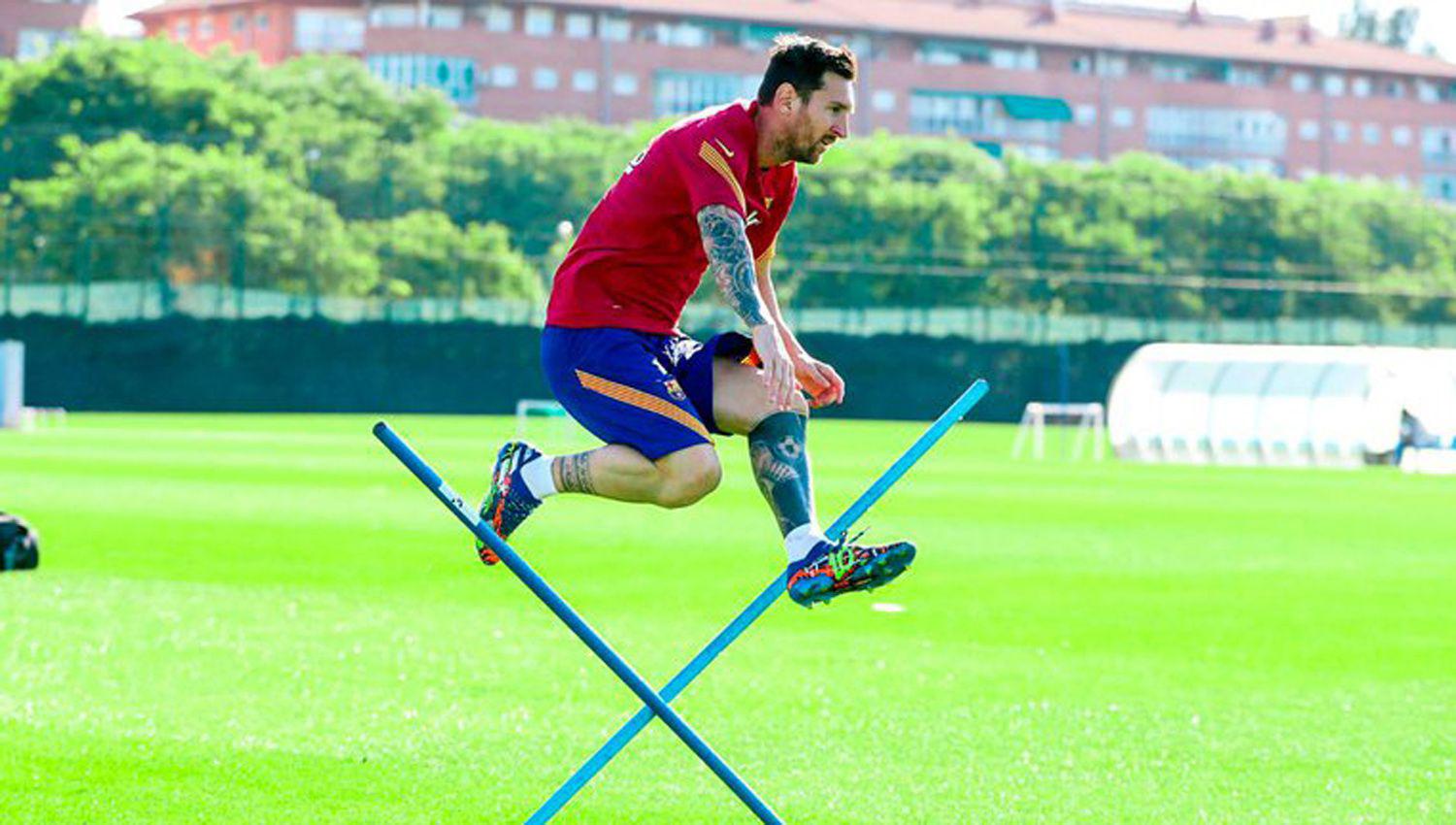 Messi ya dejó atr�s todo lo que pasó a partir del famoso burofax y piensa en el futuro del Barcelona