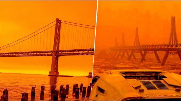 VIDEO  Los incendios en California recuerdan a la peliacutecula Blade Runner