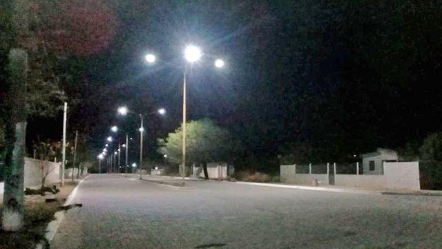 Renuevan el alumbrado puacuteblico en Los Quiroga