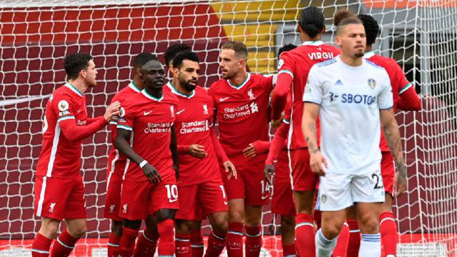El equipo de Bielsa cayoacute en el final ante Liverpool en su debut en la Premier League
