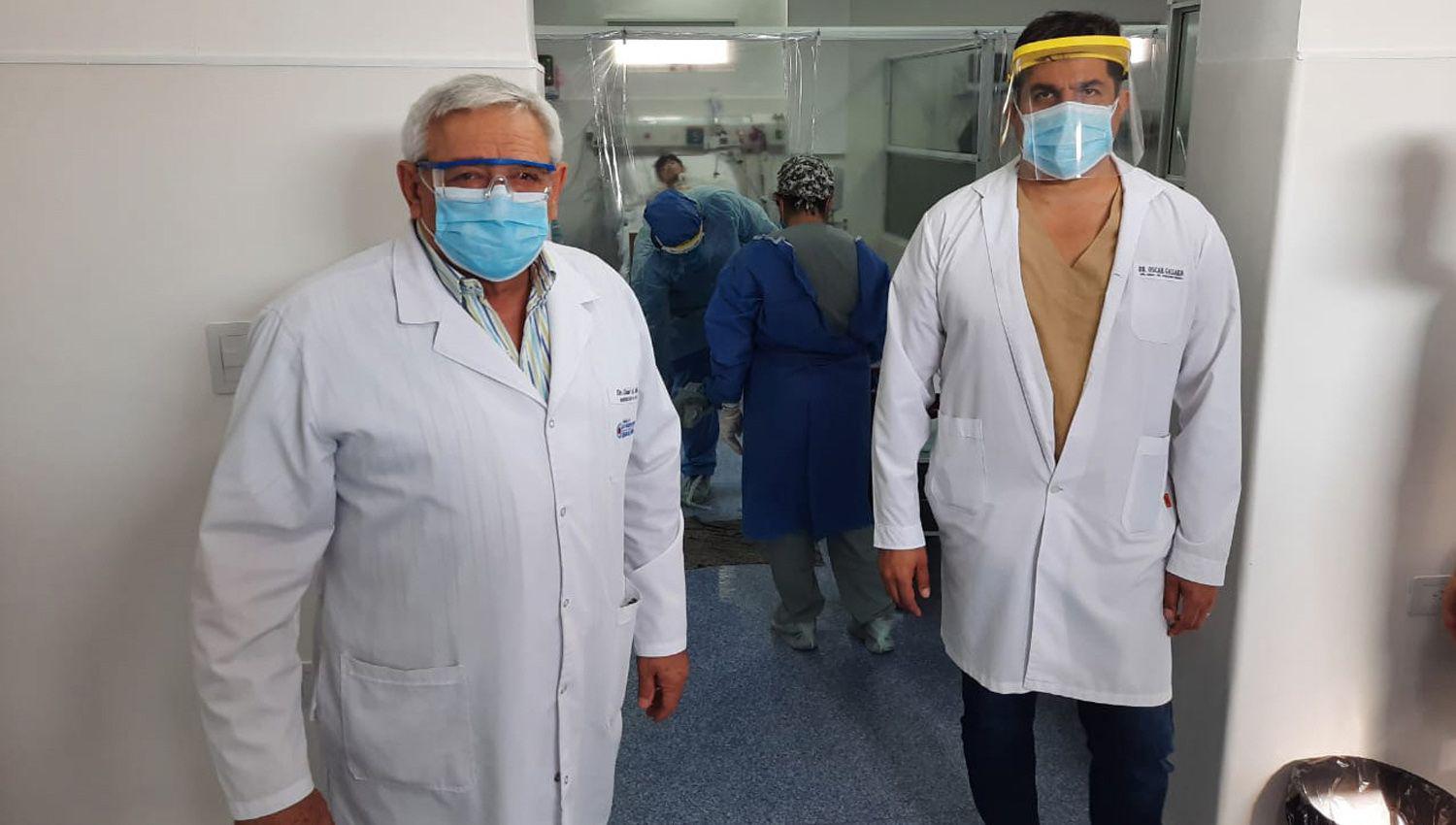 El Dr Ceacutesar Monti visitoacute el Hospital Gumersindo Sayago