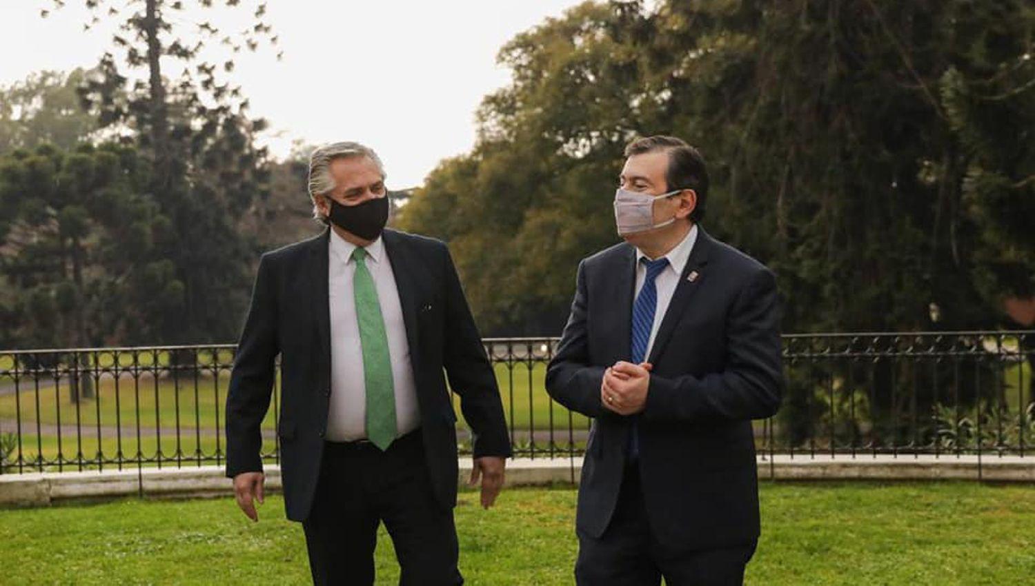 El Presidente resaltoacute el trabajo del gobernador Zamora