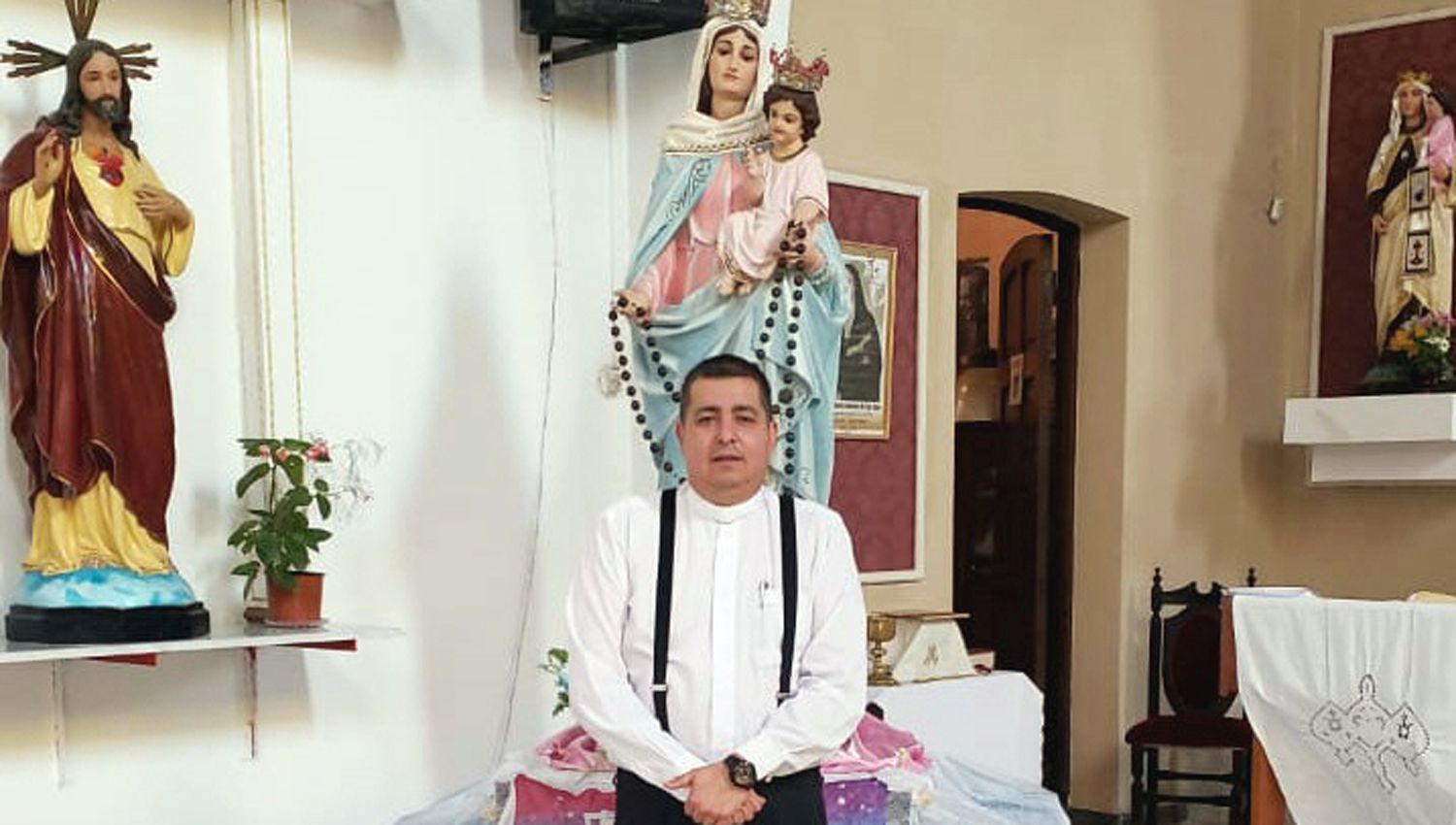 La comunidad de Santo Cristo goza de la presencia de la imagen peregrina de la Virgen que llegó
antes de la pandemia