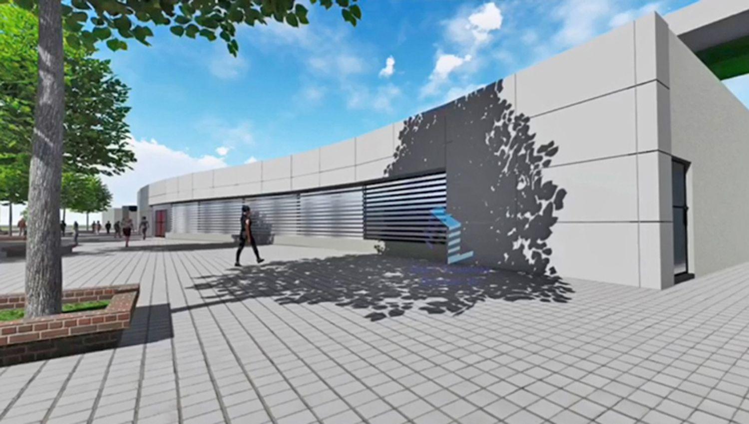 Estar ubicada en el paseo Gabriel Ábalos en el tradicional Veredón