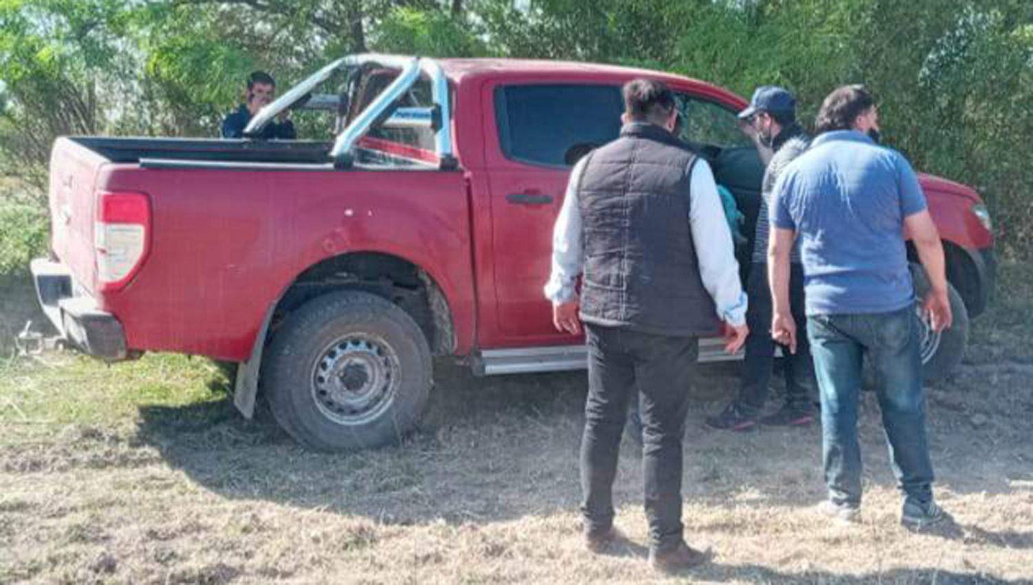 El vehículo fue peritado por Criminalística tras la detención en la zona rural