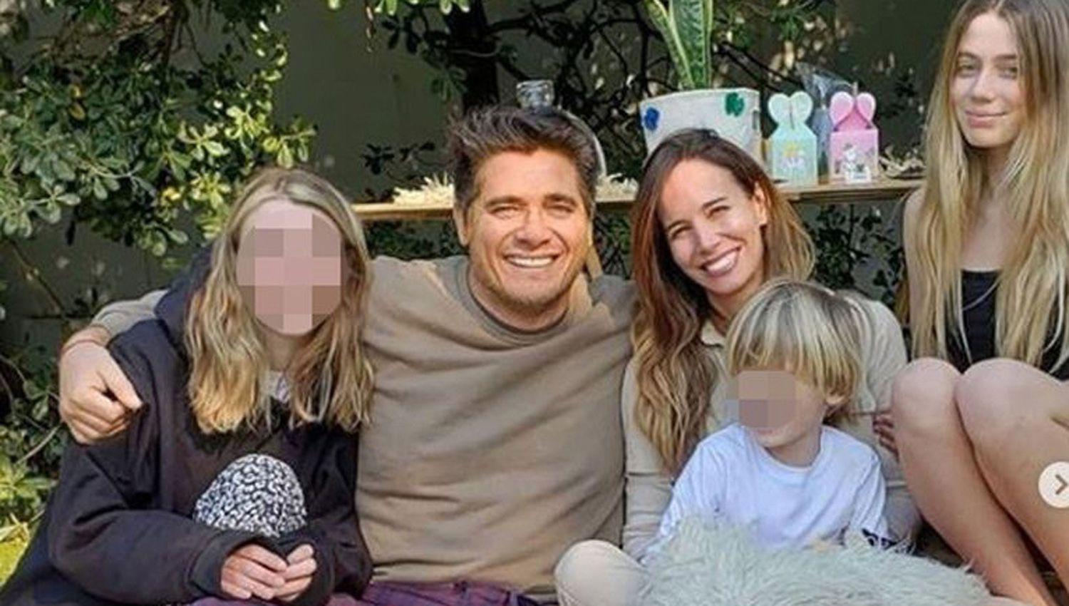 Guillermo Andino y su familia en cuarentena estricta