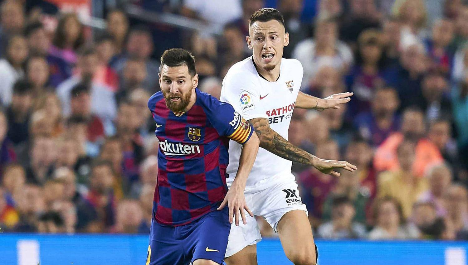 El Barcelona igualoacute con el Sevilla en el estadio Camp Nou