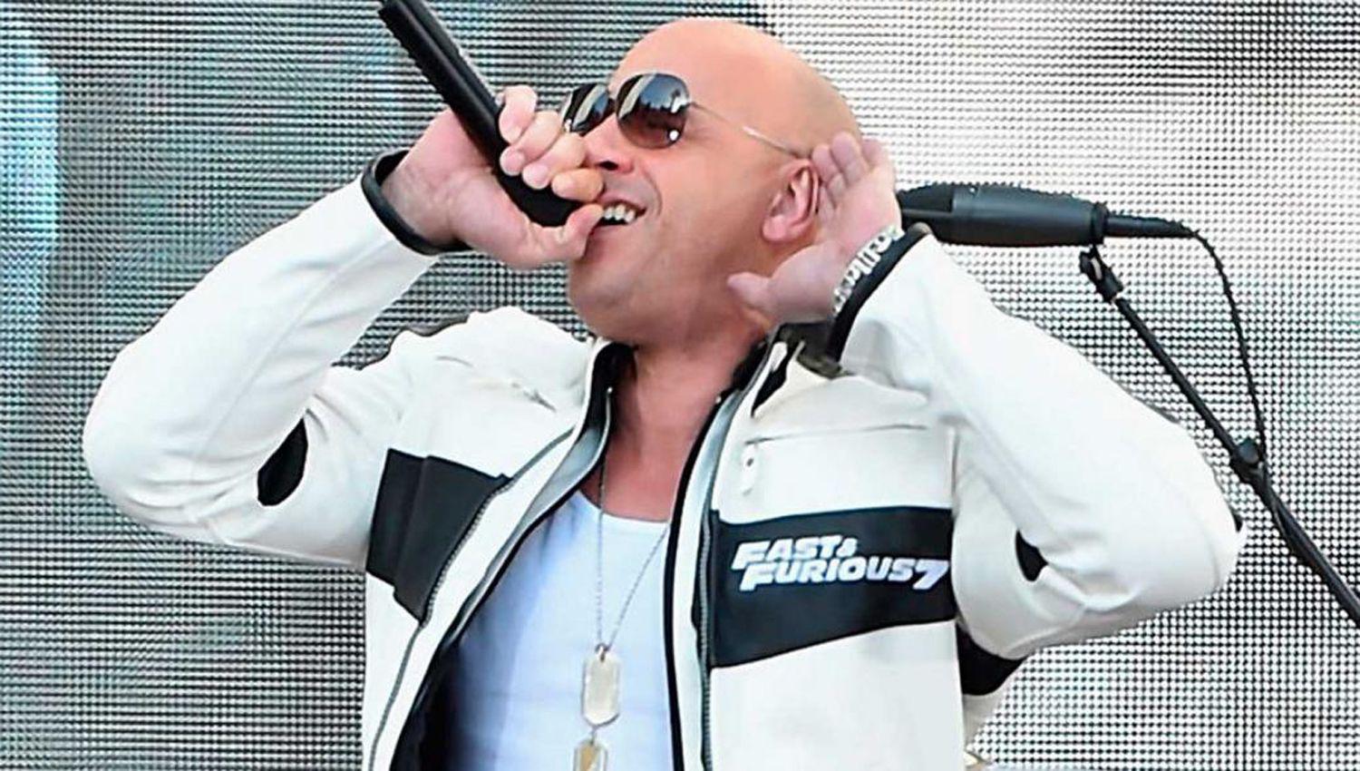 ldquoTorettordquo Vin Diesel deja el rugir de los motores de ldquoRaacutepido y Furiosordquo para subirse a un escenario para asumir otro tipo de ldquopeleasrdquo- cantar