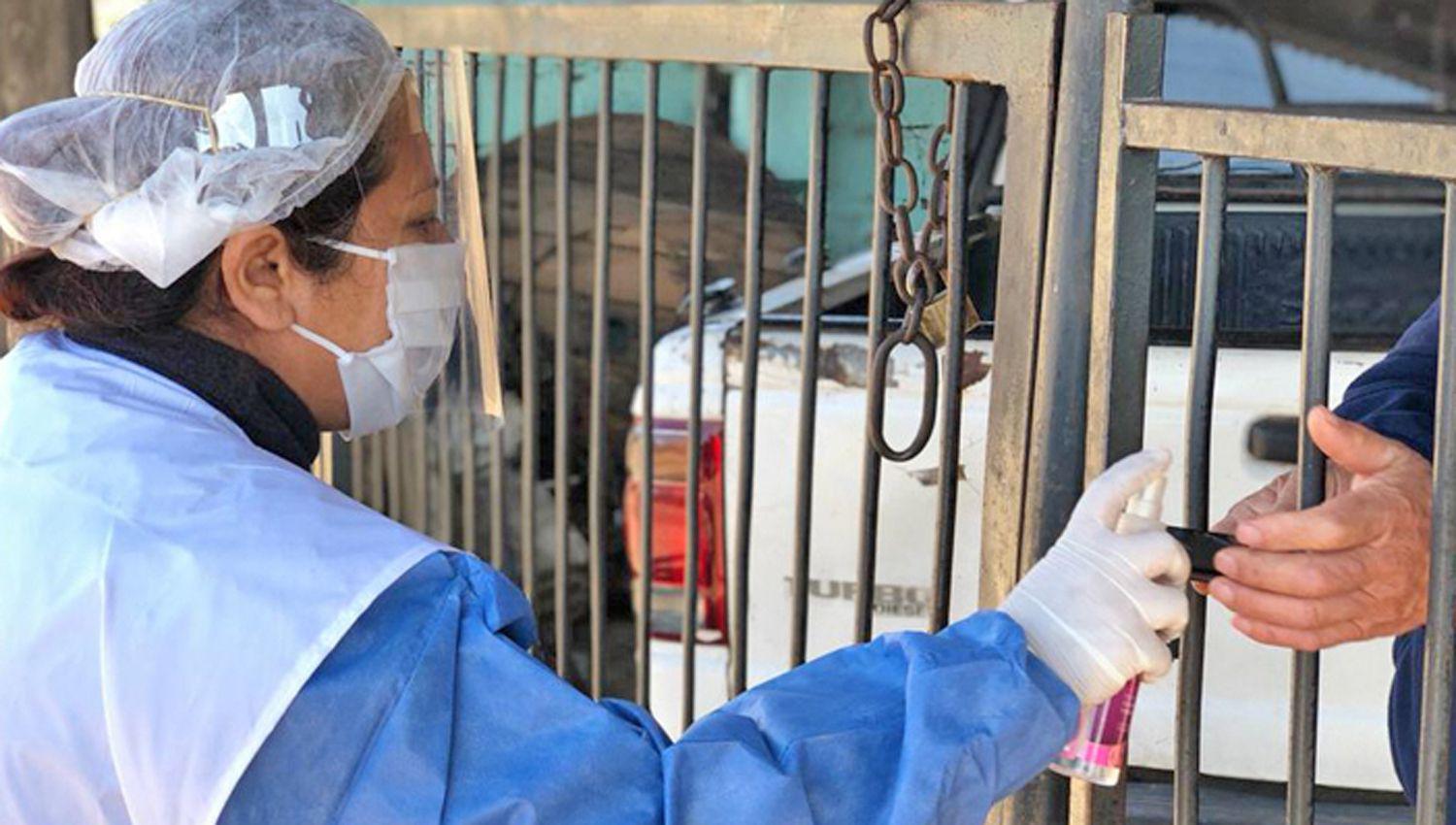 Se buscaron posibles casos positivos de Covid-19 en el barrio Central Argentino Ampliacioacuten