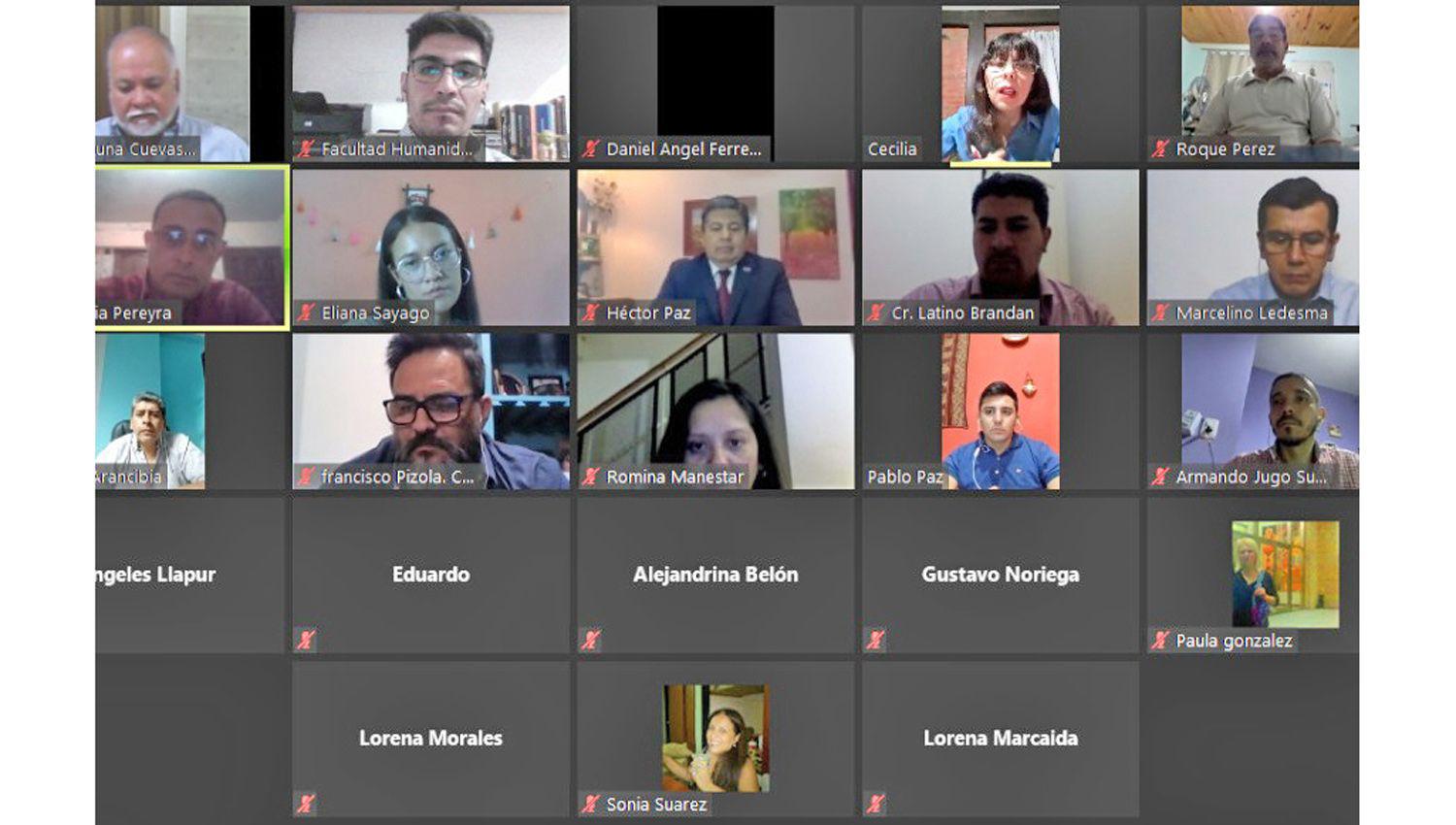 Fue virtual y participaron las autoridades de la Universidad Nacional