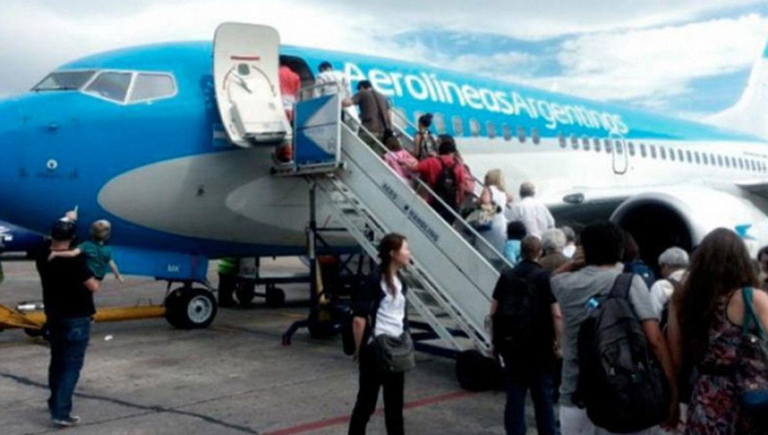 Autorizaron los vuelos de Aeroliacuteneas Argentinas para el 26 de octubre