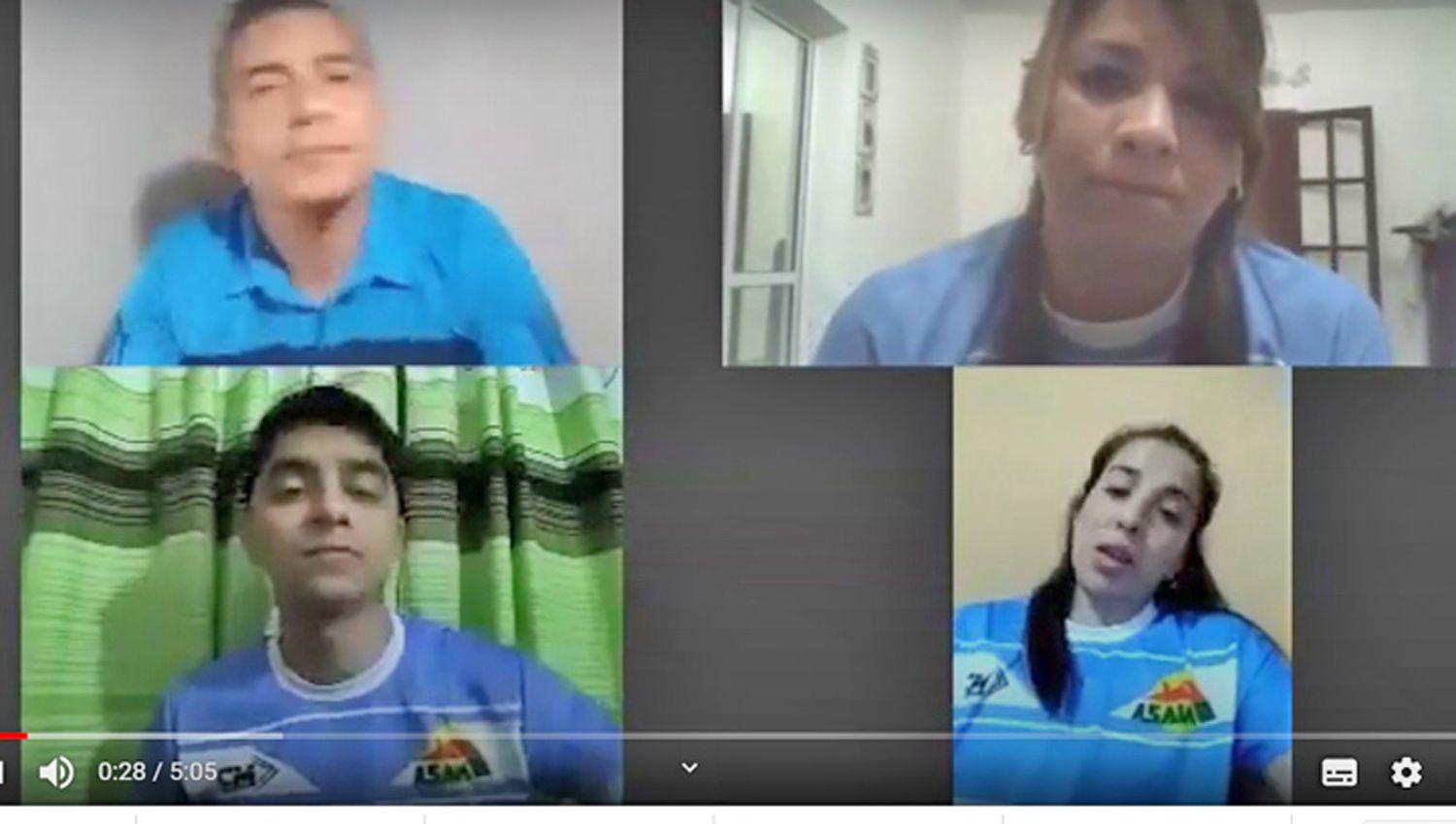 Por redes sociales el Departamento de Educación Física de
Asaim invitó a participar a la comunidad educativa