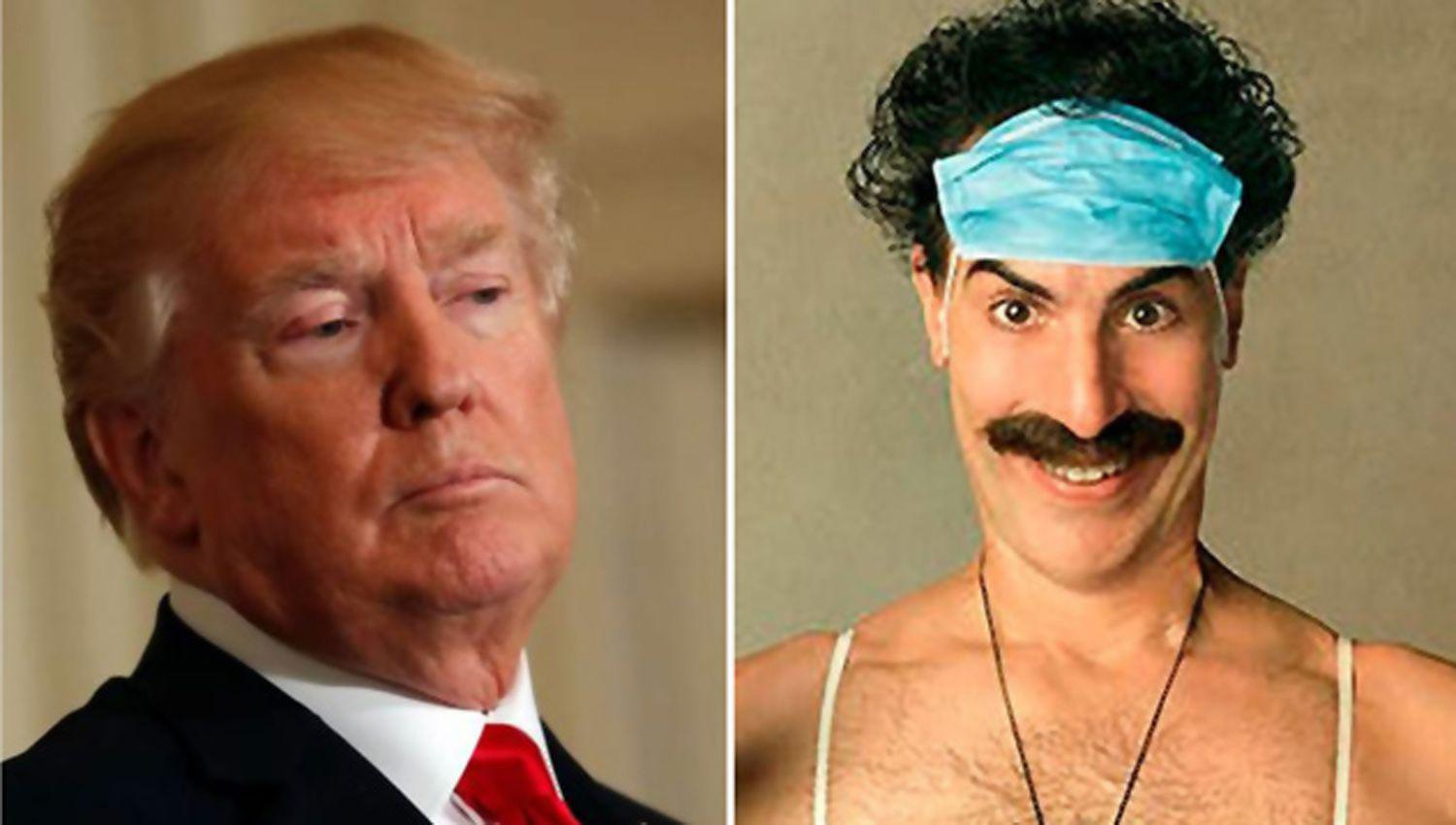 Donald Trump contra Sacha Baron Cohen por una escena de su nuevo filme