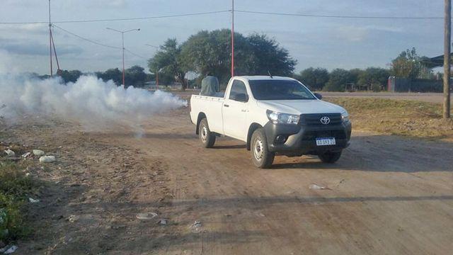 Se intensifican la limpieza y las fumigaciones en barrios de Clodomira