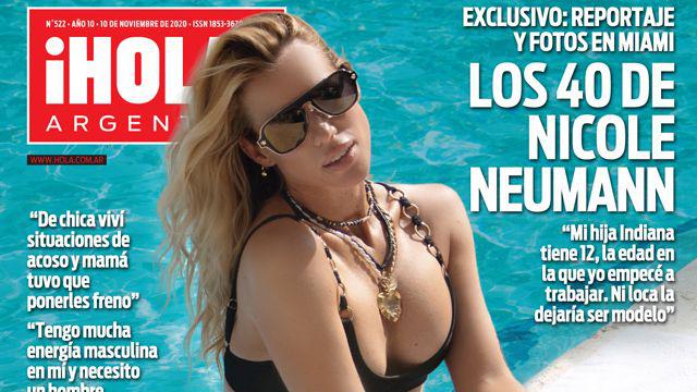 Nicole Neumann iacutentima en la revista iexclHOLA Argentina