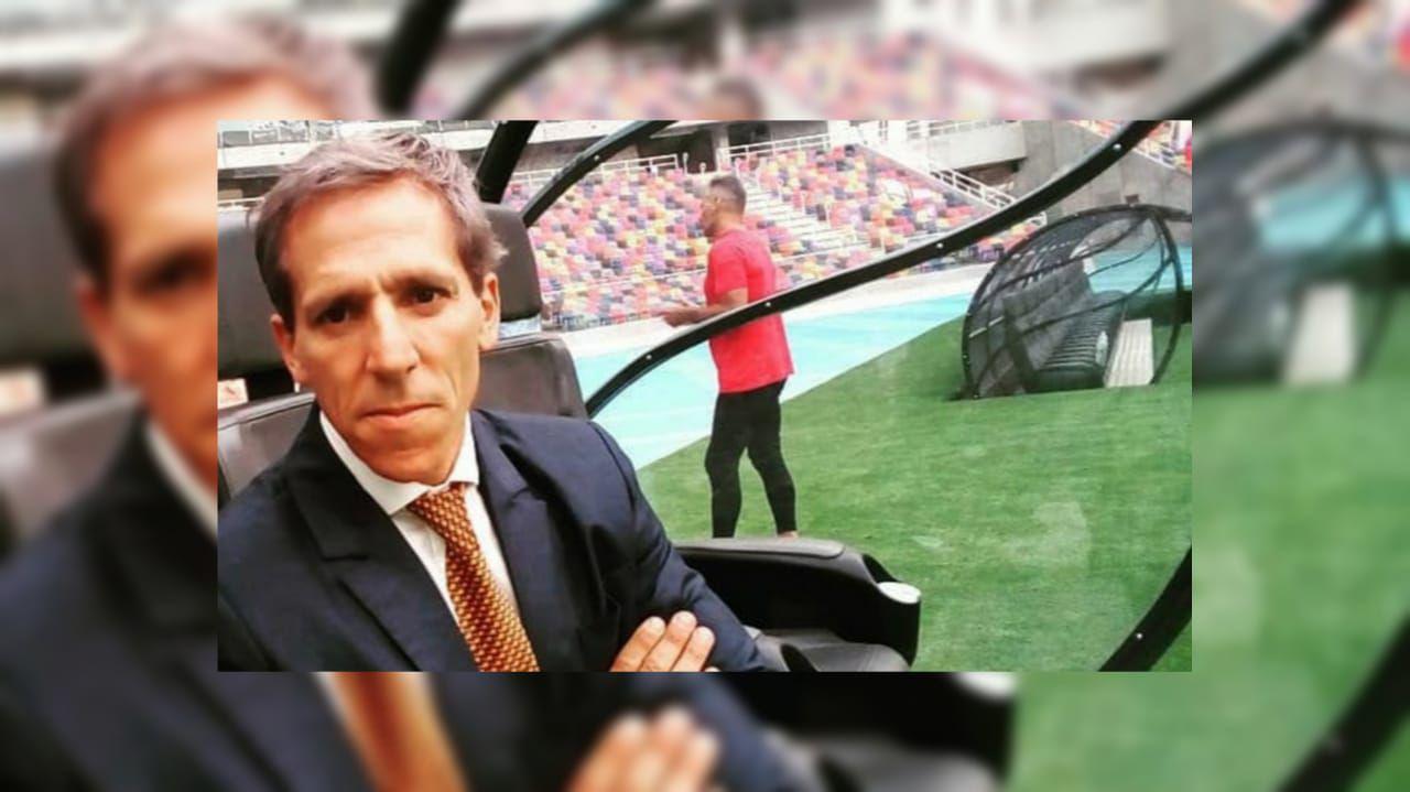 Sergio Goycochea y Marcelo Mazzarello fascinados de grabar en el Estadio Uacutenico