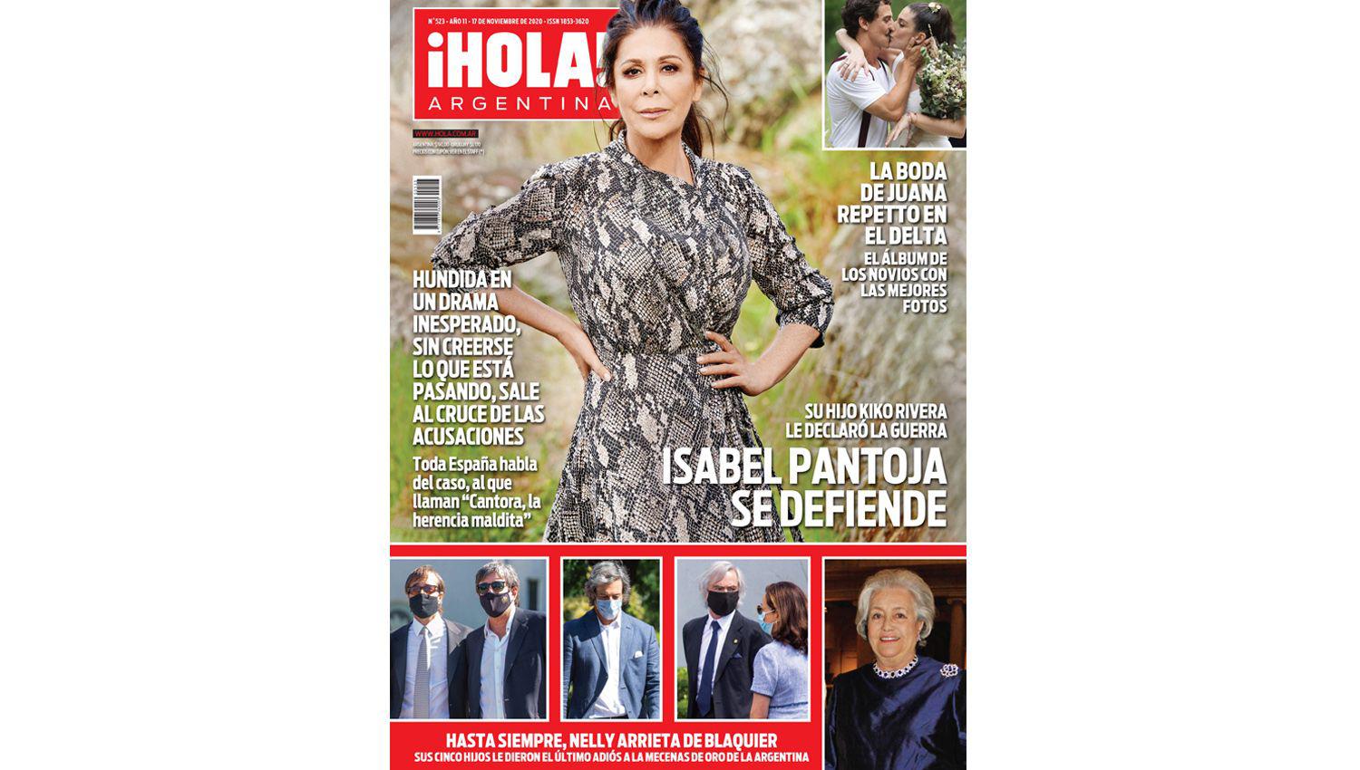 Isabel Pantoja se defiende de los ataques de su propio hijo en una nueva entrega de la revista iexclHOLA Argentina
