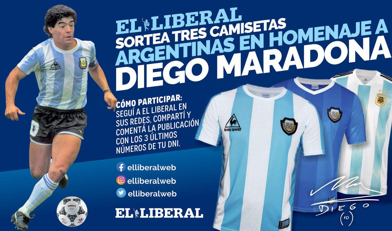 NO TE LO PODEacuteS PERDER- Tres camisetas Homenaje a Diego Maradona