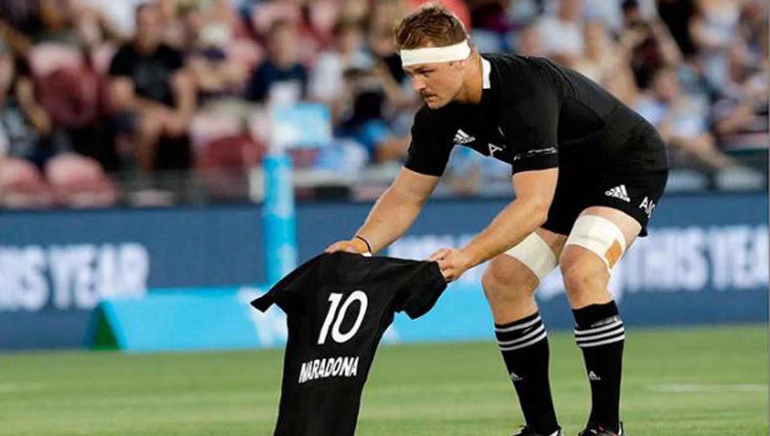 Emocionante homenaje de los All Blacks para Diego Armando Maradona