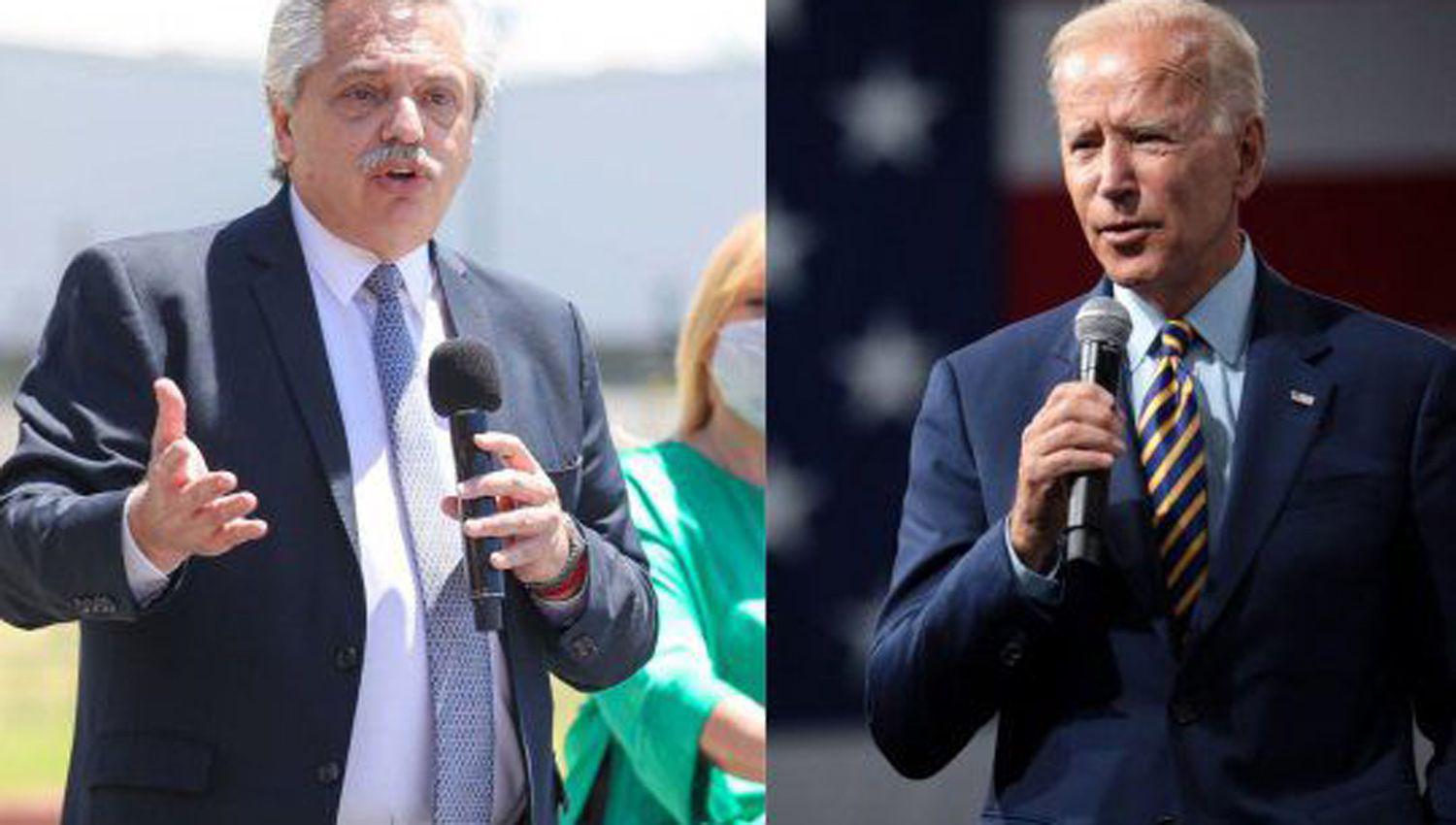 Fernaacutendez dialogoacute con Biden y le pidioacute ldquobuena voluntadrdquo en el directorio del FMI