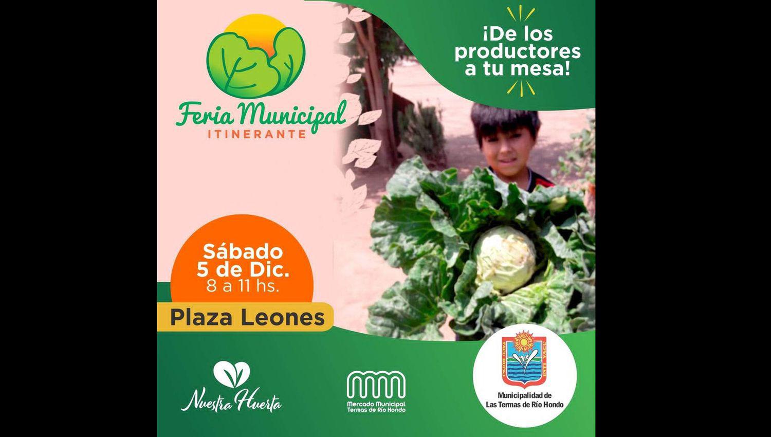 La Feria Municipal Itinerante termense se presentaraacute en la plaza Los Leones