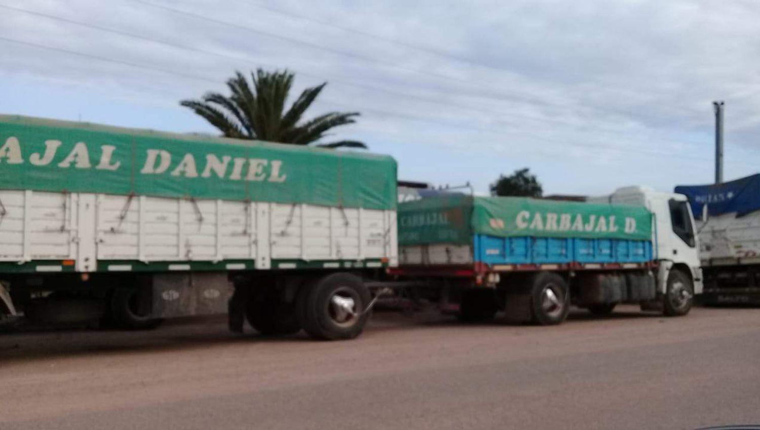Camioneros denuncian a contratistas en frustrado robo de 900 tn de soja