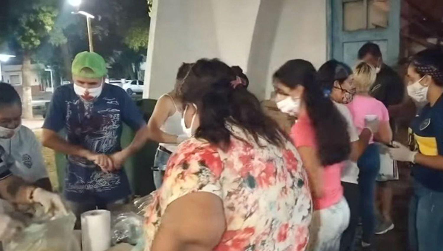 Generosa ayuda durante la Nochebuena