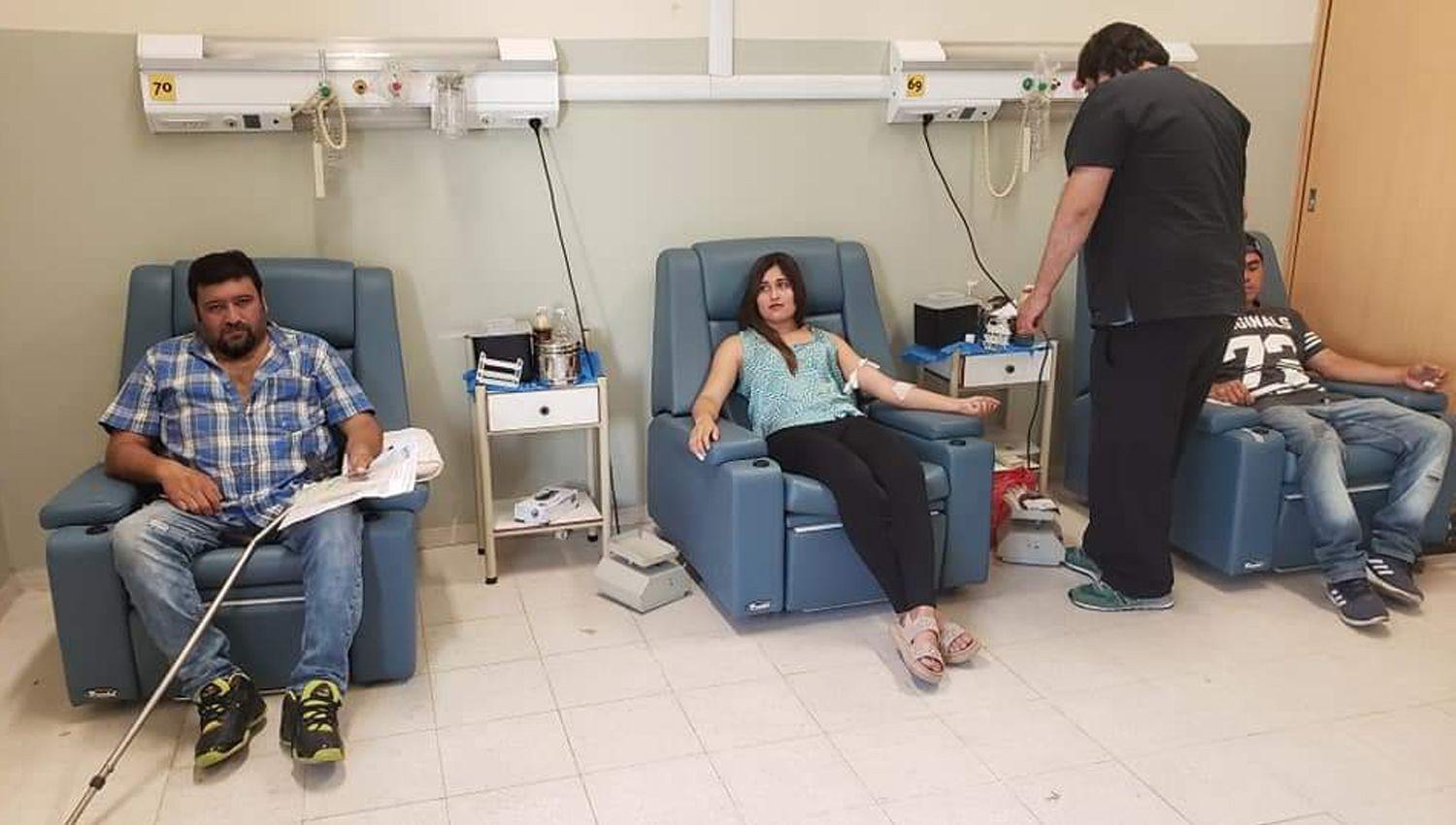 La colecta de sangre tuvo maacutes de 40 donantes