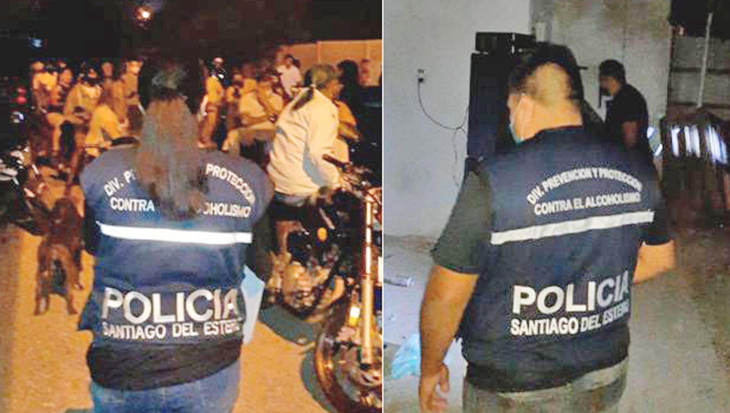 Desalojan fiestas clandestinas en toda la provincia con cientos de apresados