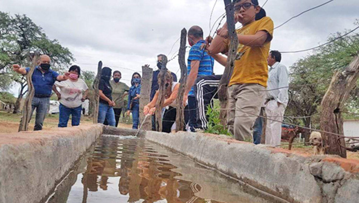 Se dejoacute habilitada la red de agua potable para la localidad de Moroacuten