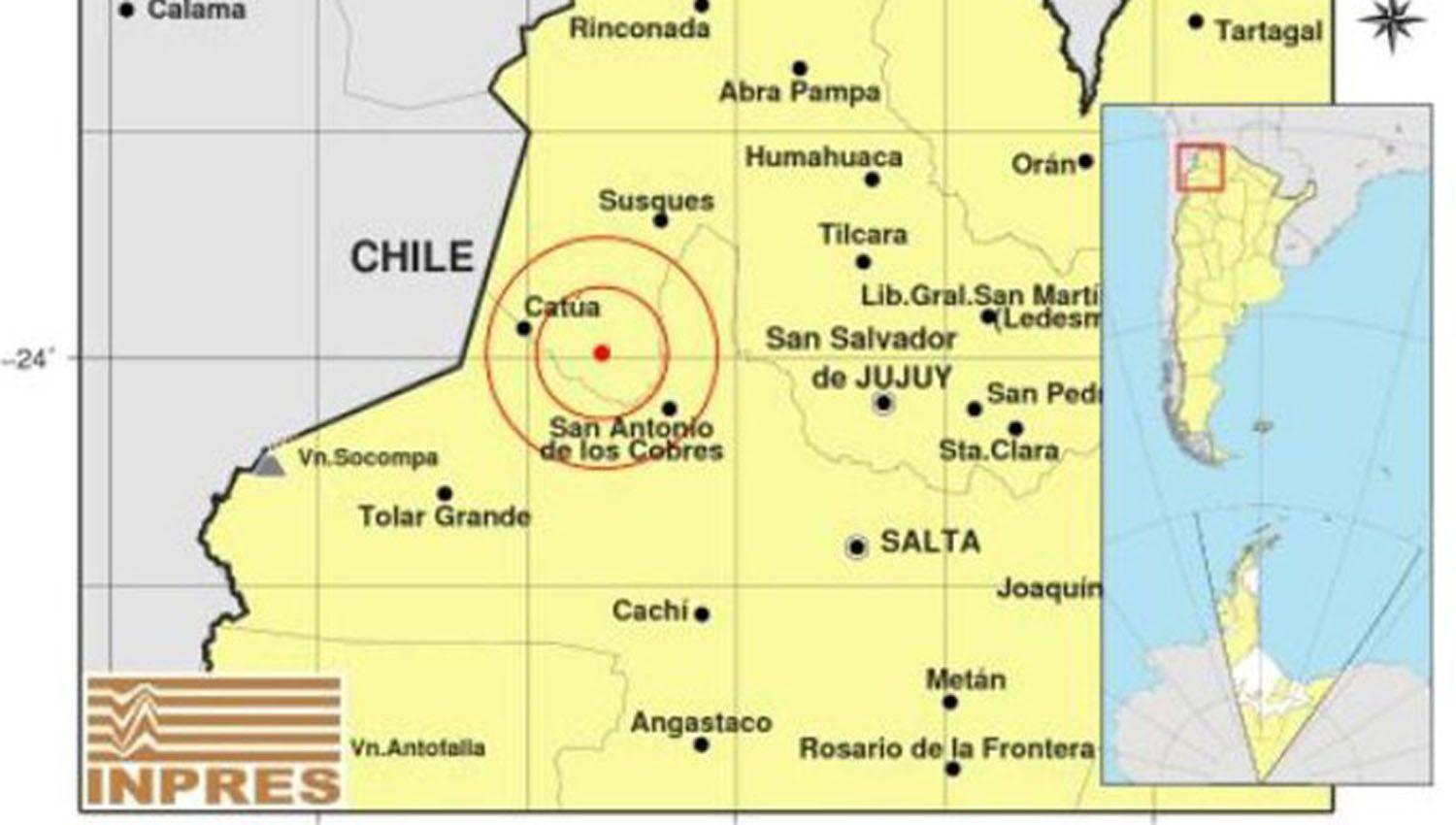 Sismo de 61 grados se sintioacute con fuerza en Salta y Jujuy