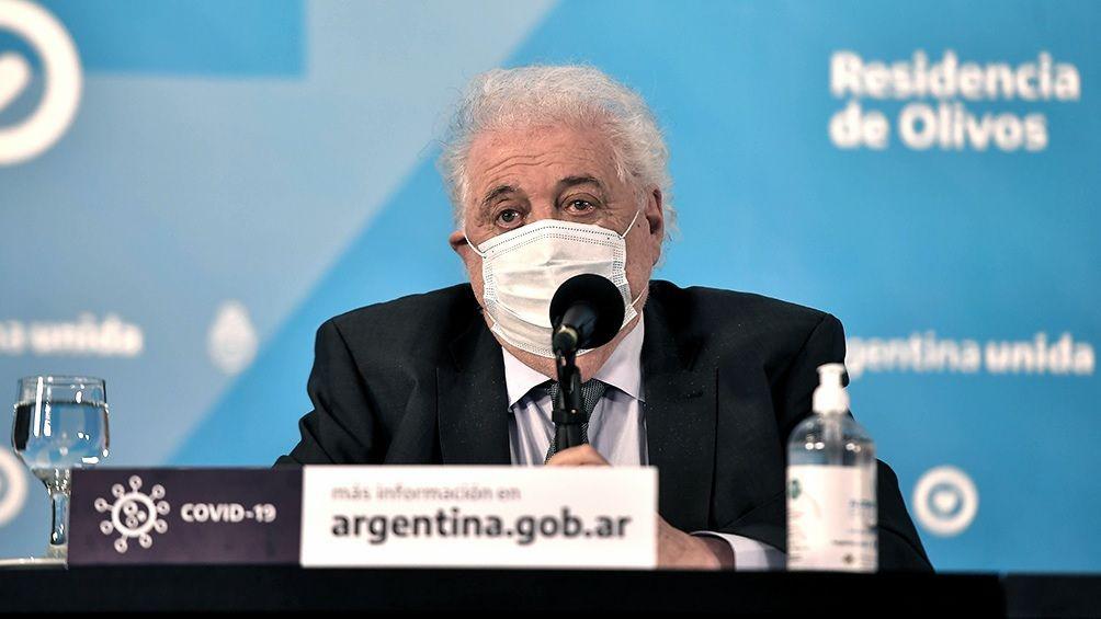 Gineacutes advirtioacute por la suba de casos- La mitad de los argentinos vive en zonas de alto riesgo