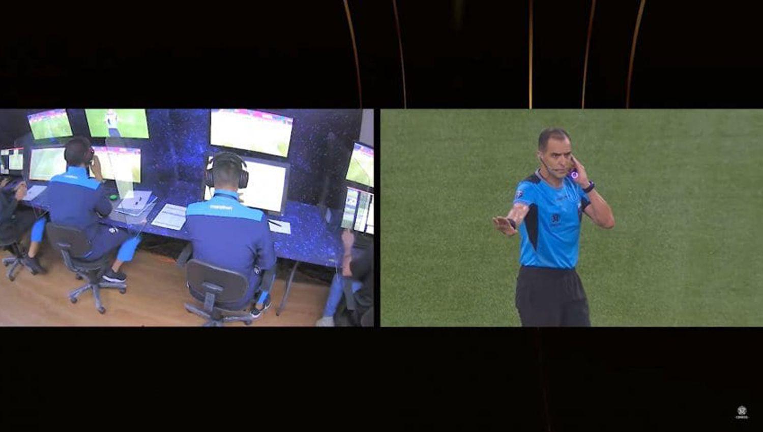 Se conocieron los audios del VAR de River ante el Palmeiras