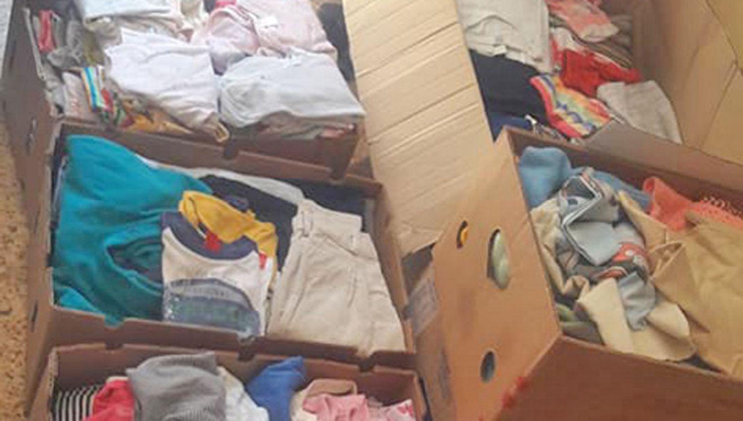 Contin�an pidiendo ropa calzado y pañales para bebés