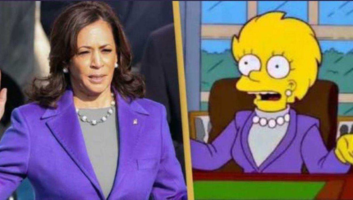 Los Simpson ldquopredijeronrdquo el arribo de Kamala Harris en la Casa Blanca