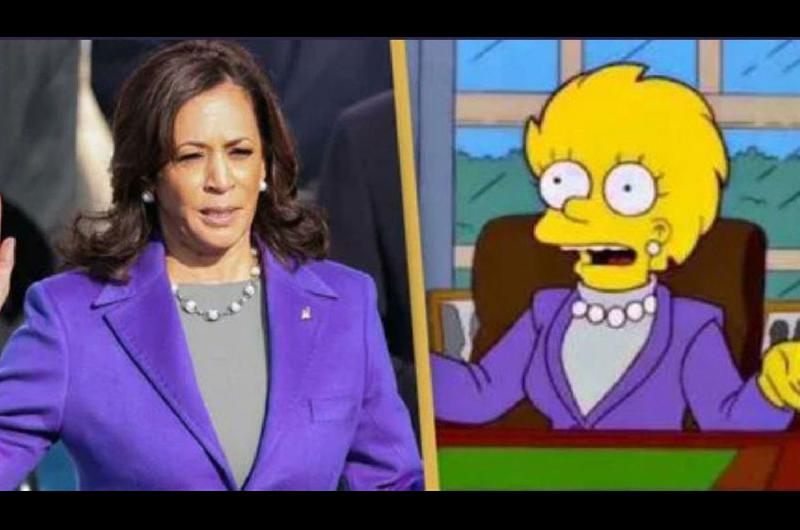 Los Simpson ldquopredijeronrdquo el arribo de Kamala Harris en la Casa Blanca