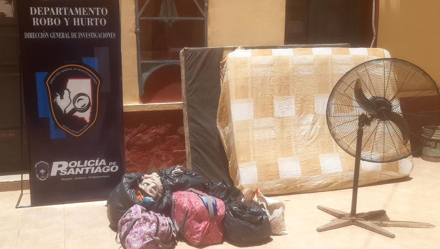 Logran recuperar diversos bienes sustraiacutedos en la ciudad de La Banda