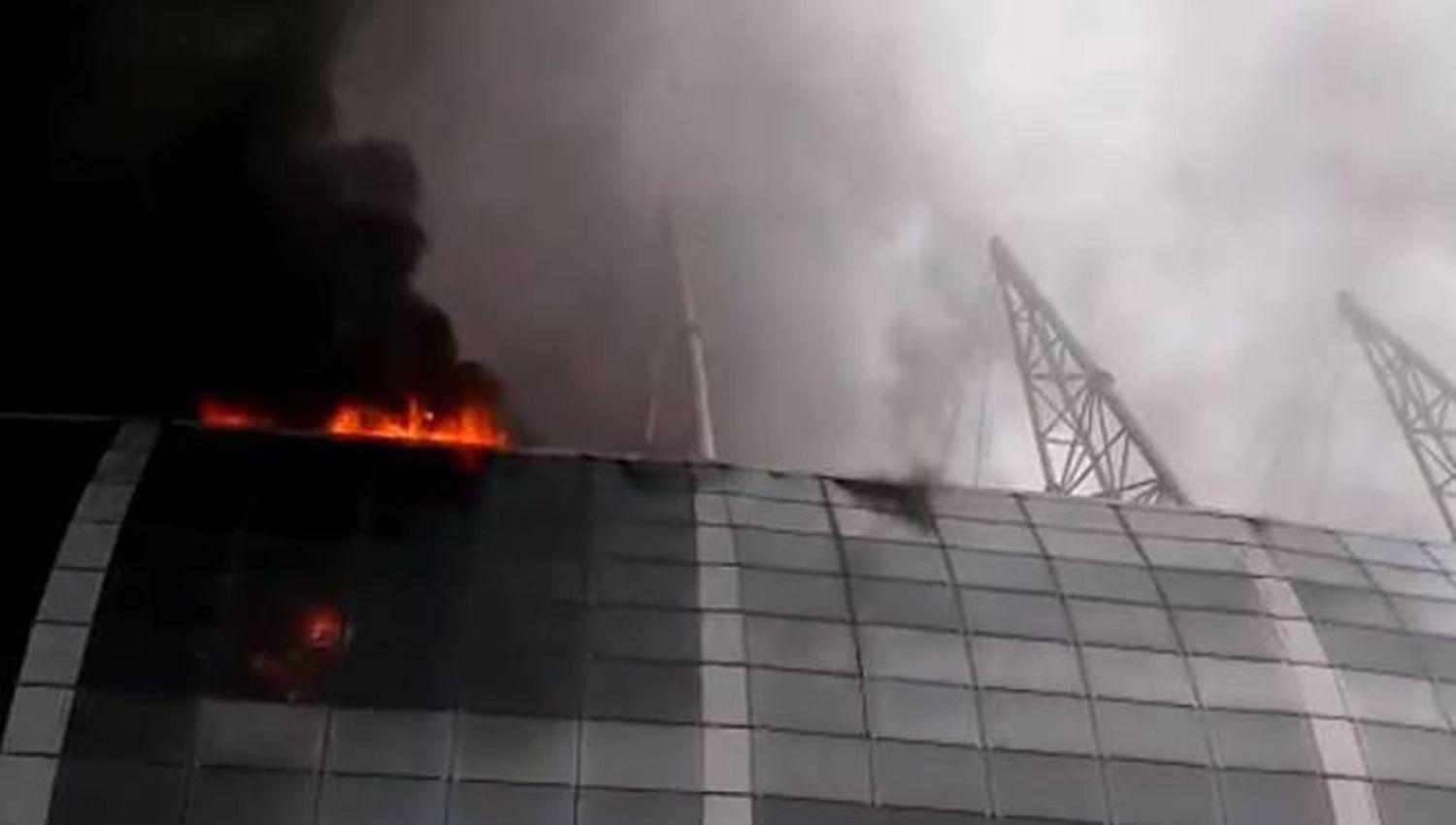 Brasil- se incendioacute un sector del estadio mundialista de Fortaleza