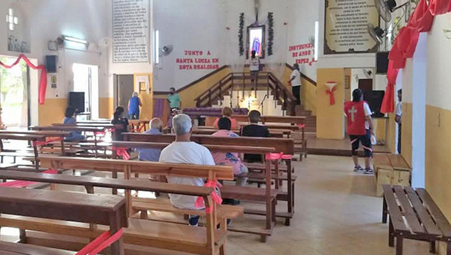 Fiesta patronal- se inicia mantildeana el triduo en honor a Santa Aacutegueda