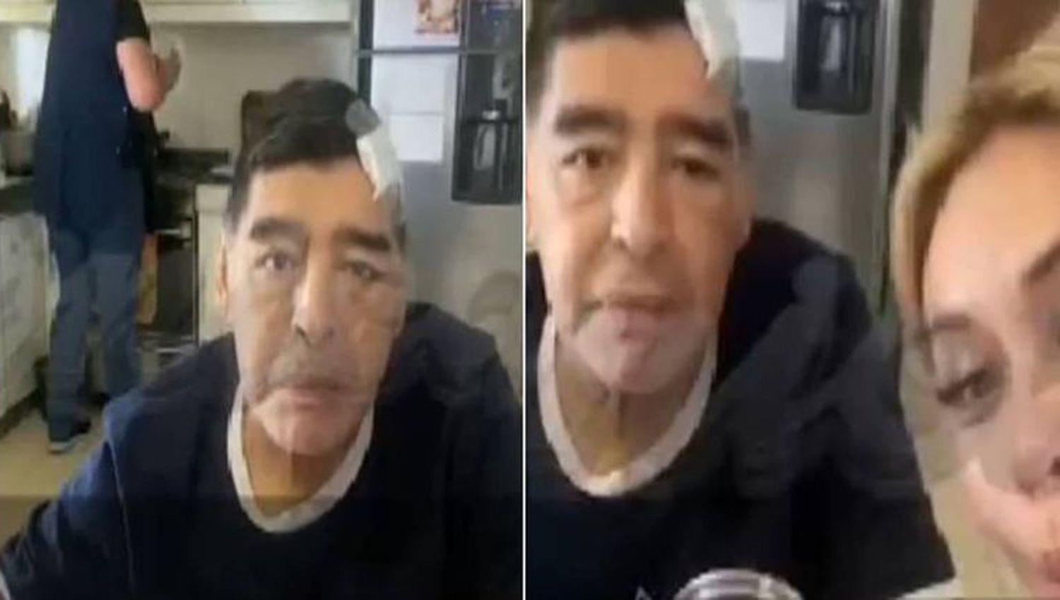 Sale a la luz un video de Diego Maradona tras la operacioacuten en la cabeza