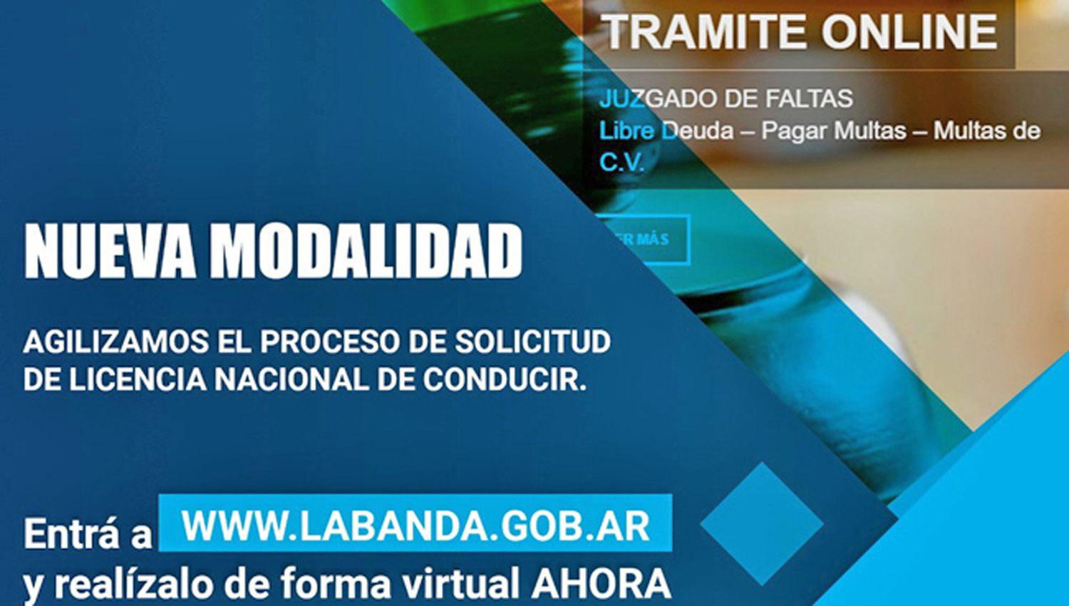 Presentaron nueva modalidad para las licencias de conducir