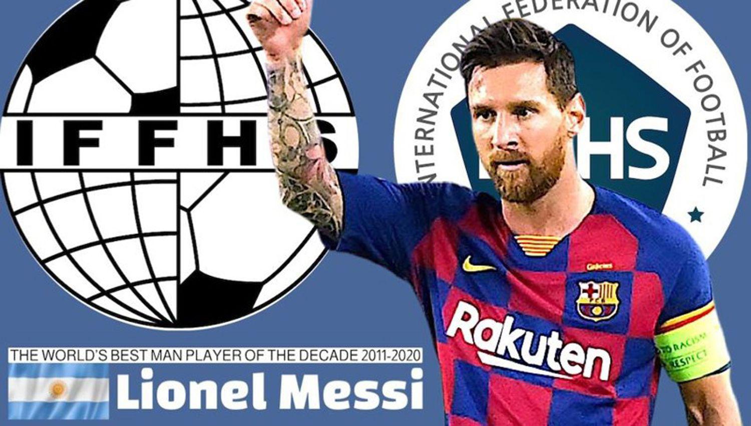 Messi es el mejor jugador de la deacutecada seguacuten la IFFHS