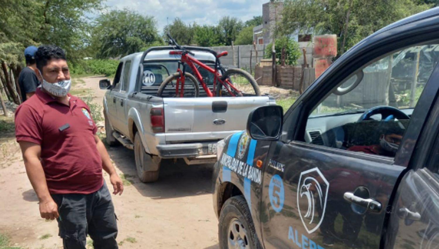 Las caacutemaras de Alerta Banda permitieron hallar una bicicleta sustraiacuteda desde la vereda de un comercio