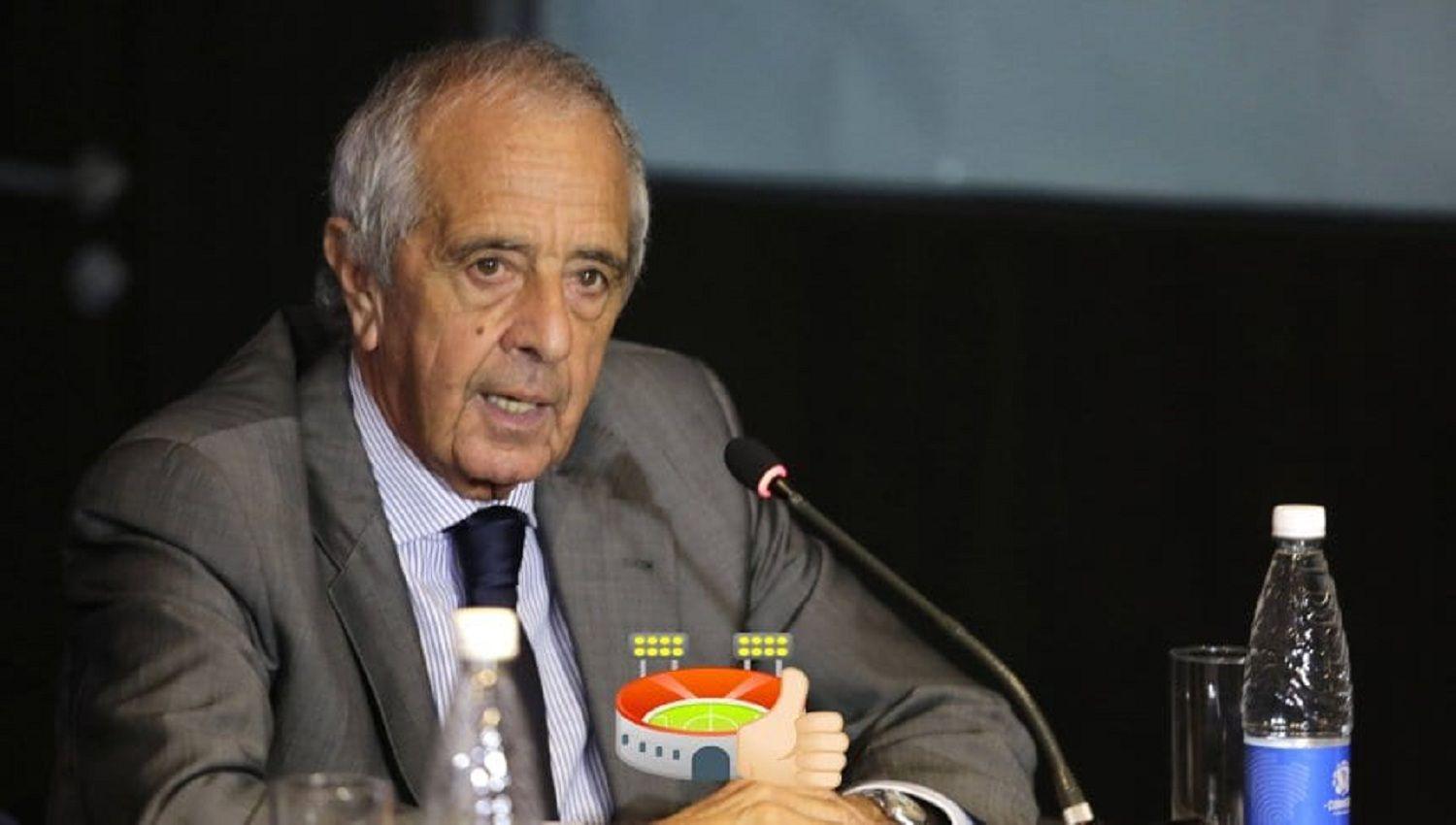 Rodolfo DOnofrio pidioacute la vuelta del puacuteblico a las canchas