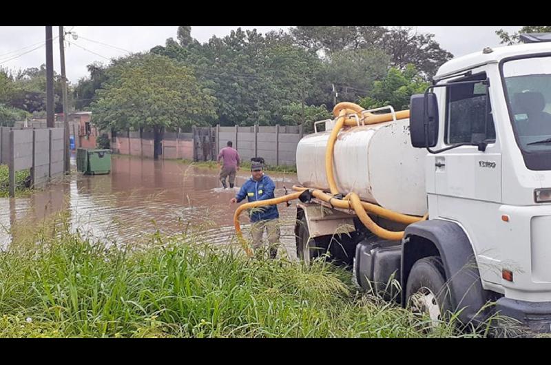 Con maacutes de 100 mm de lluvia La Banda sufrioacute en varios sectores