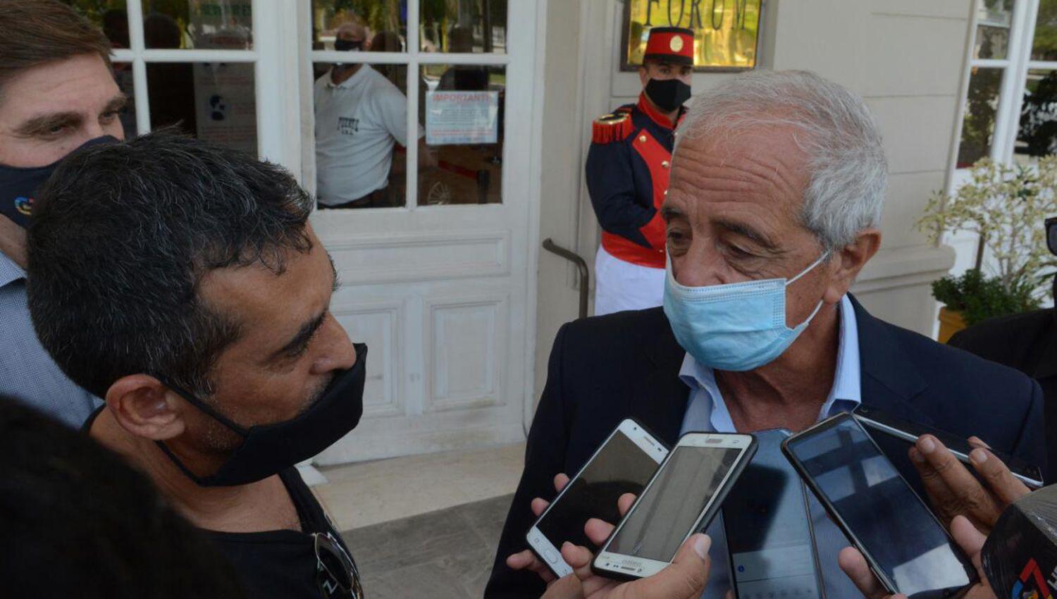 DOnofrio llegó a Santiago y se refirió a la frase que sonó fuerte en la semana